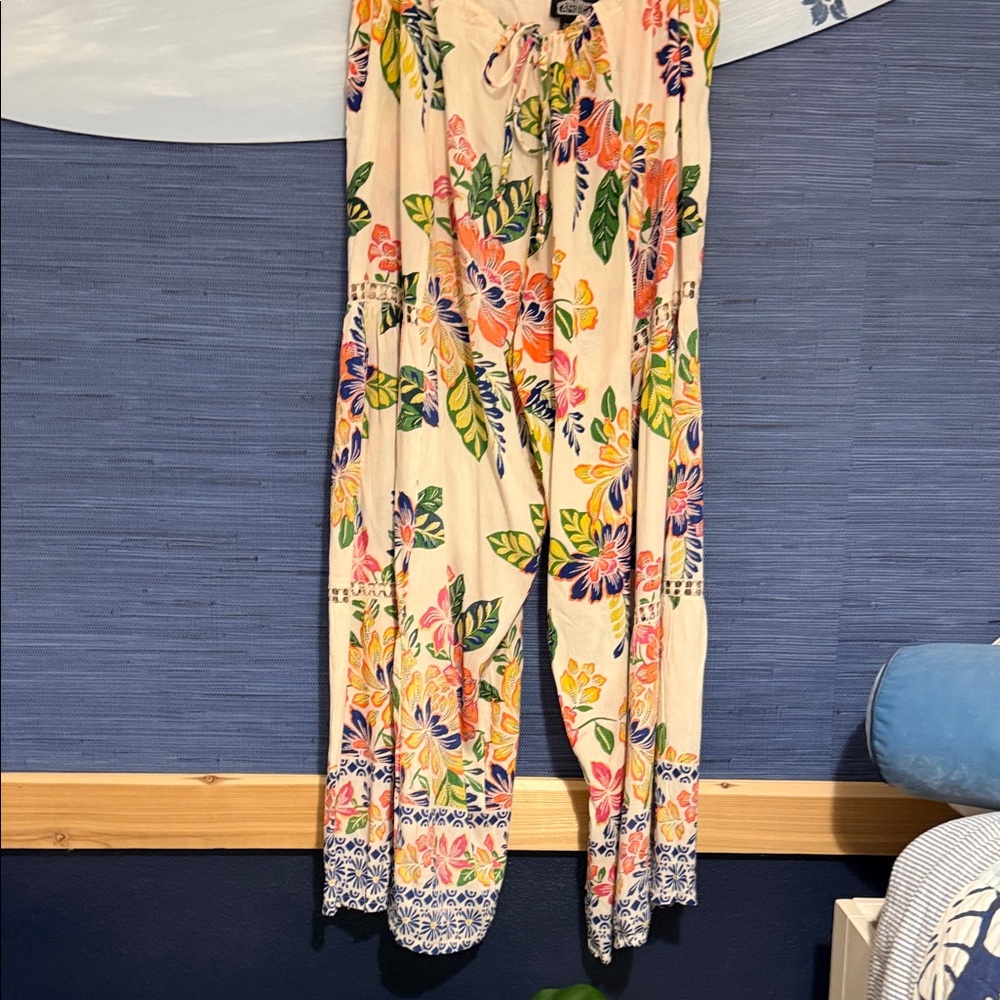 Angie Multicolor Floral Wide Leg Pants